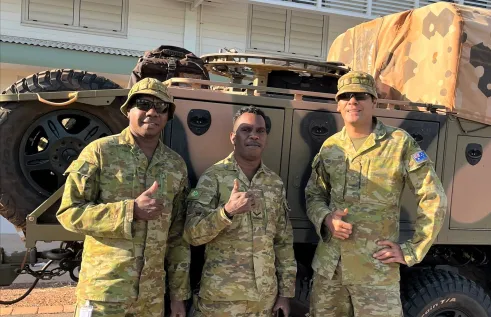 CDU Lecturer and NORFORCE soldier Buddy Worrigal 