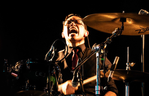 Image of person playing the drums