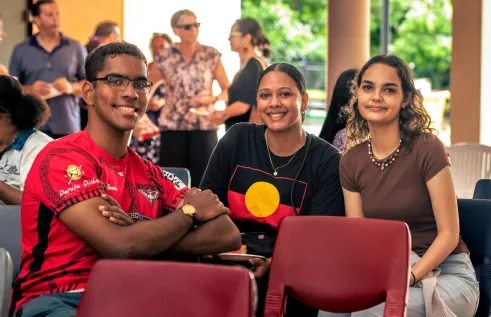 Students gathered at the Better Health Futures Symposium. 