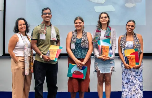 Norlisha Bartlett, Royce Ramsamy, Shenea Tipungwuti-Edwards, Porsche Cahill and Jaylene Friel completed the program.