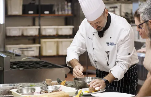 A Charles Darwin University (CDU) Lecturer in Culinary Arts is helping those in the Northern Territory hospitality industry to keep their skills sharp by assisting them to practice infrequently used cooking techniques.  