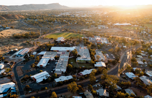 Image of Alice springs by drone