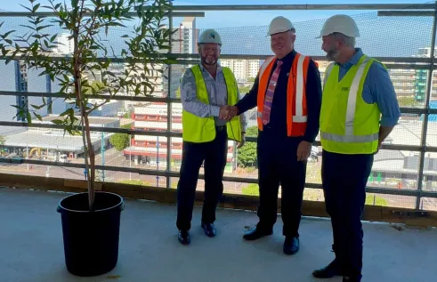 CDU City campus Topping Out Ceremony