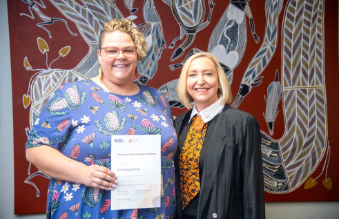 Pathways to Politics program for Women Alumni Georgie Corrie is now leading the “Yes” campaign for a Voice to Parliament in the Northern Territory.  