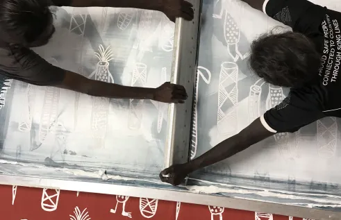 Bawálba, designed in 2018 by Lucy Bulandjan Yarawanga