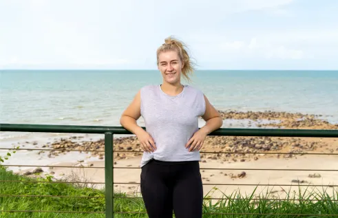 VET fitness student Nikki in Nightcliff