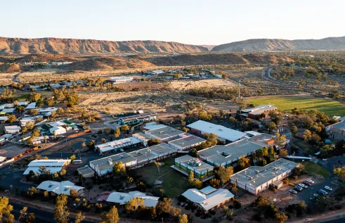 Alice Springs campus (aerial view)