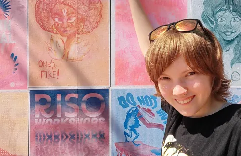 Visual arts student Osheen