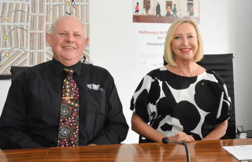 VC Scott Bowman, Her Honour Vicki O'Halloran