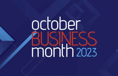 October Business month 2023 promotion banner