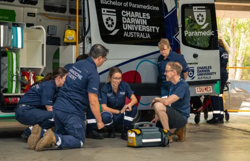 Charles Darwin University’s first cohort of Bachelor of Paramedicine students will be entering the workforce next year. 
