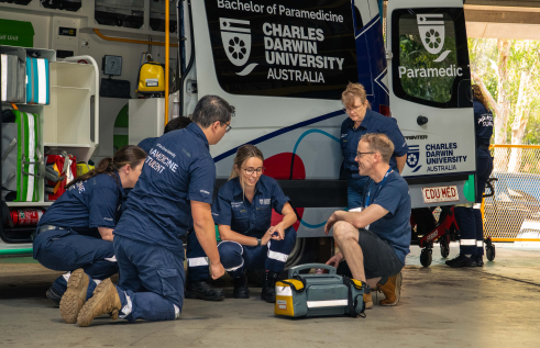 Charles Darwin University’s first cohort of Bachelor of Paramedicine students will be entering the workforce next year. 