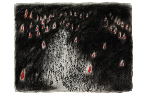 Drawn exhibition, Jacki Fleet CDU1689