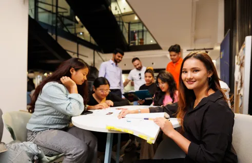 CDU Waterfront students