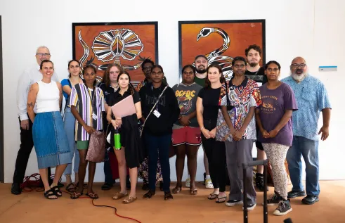 Charles Darwin University’s First Nations Introduction to University – Health program began this week. 