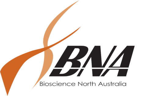 BNA logo, two curved shapes with letters "BNA" at right