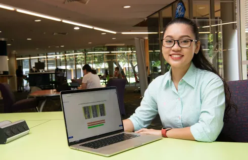 CDU student Jade Doan