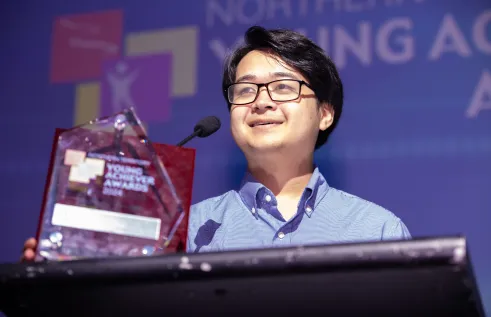 CDU International Student Award winner Cong Do Le