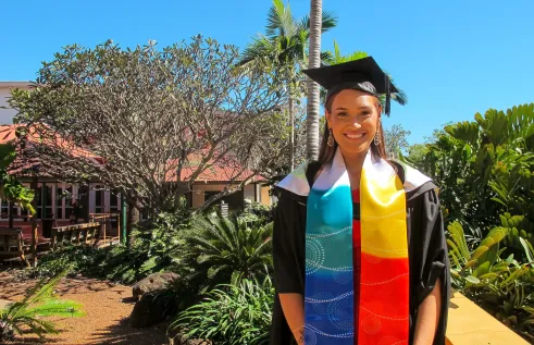 CDU speech pathology graduate Teegan Wattam.