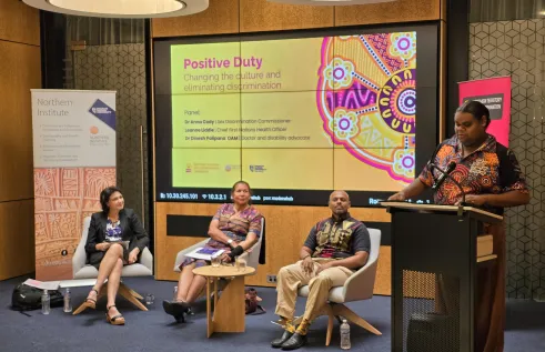 Welcome to Country at Positive Duty Event in Darwin City