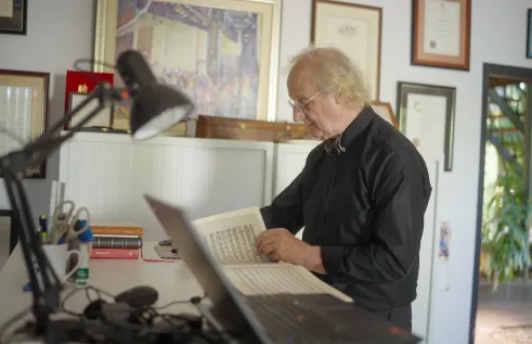 Professor Martin Jarvis is featured in the upcoming documentary Mozart’s Sister, which explores the life and genius of Marie Anne Mozart. 