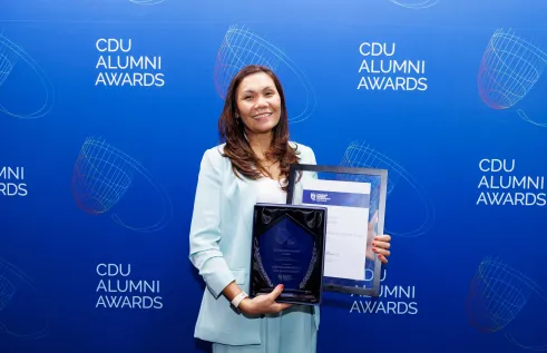 Cristina Rebelo Dos Santos Costa at the 2024 CDU Alumni Awards