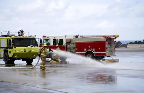 Charles Darwin University researchers will work to improve fluorine-free foams used in aircraft rescue and firefighting.