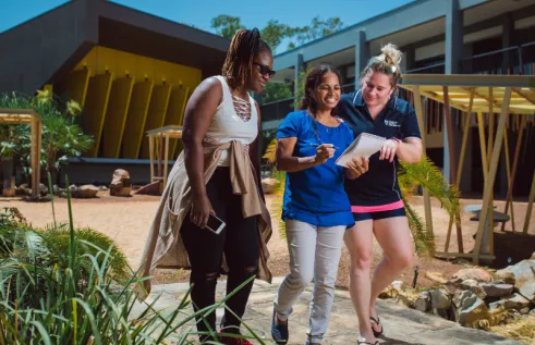 A group of CDU social work students