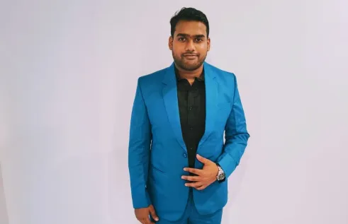 CDU postgraduate student Hadi Ur Rahman Mohammed