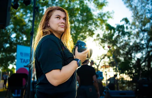 CDU Certificate IV in Visual Arts student Iryna Vasylkova