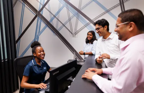 Image of students in CDU