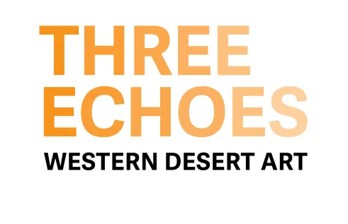 Three Echoes Western Desert Art