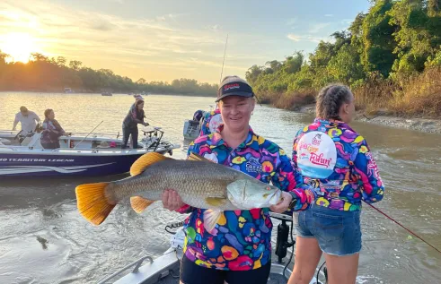 Outdated stereotypes about who a “real fisher” is could be costing Australia’s recreational fishing industry valuable talent, creativity, and growth, new research from Charles Darwin University suggests. Picture: Jenny House