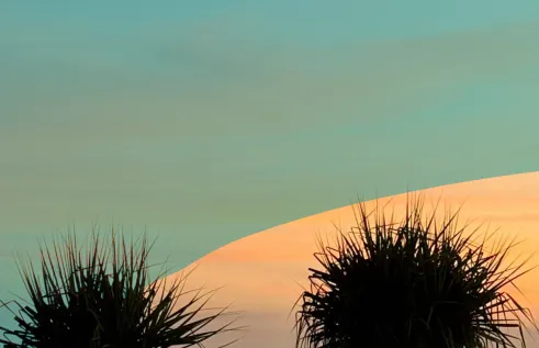 painting of a sunset