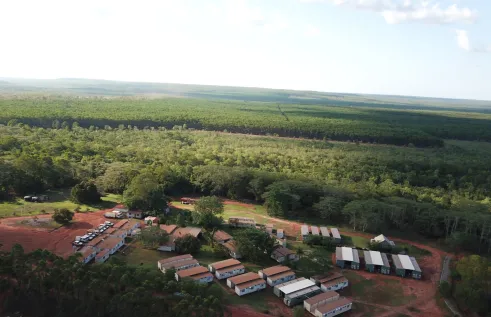 aerial view of tiwi