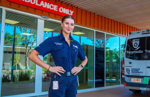 Elsie Harden - paramedic student