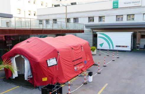 Humanitarian aid stock photo