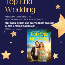Movie Night: Top End Wedding Alice Springs Campus 23 March 2022 at 6pm