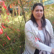Tanya McDonald at CDU's Alice Springs campus. 