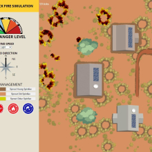 The simulation was developed by members of Charles Darwin University’s Northern Institute alongside the Indigenous Desert Alliance.