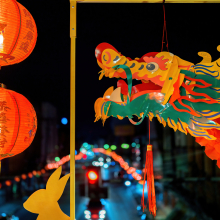 Chinese New Year dragon lantern