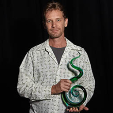 Charles Darwin University’s Rohan Fisher won Researcher of the Year at the Territory Natural Resource Management awards. Photo: Shane Eecen