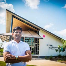 Professor Suresh Thennadil is excited about his new position and the possibilities of the emerging oil and gas industry in the Northern Territory