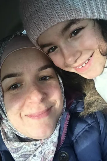 Diana Al Abiad and her sister