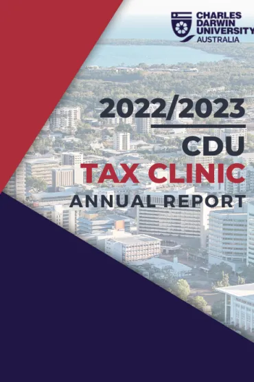 CDU FREE TAX CLINIC - Annual Report 20222023 - Cover
