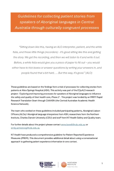 guidelines page 1 screenshot