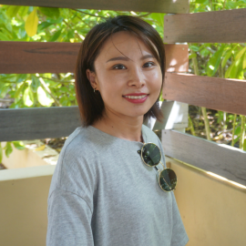 International student Heather Wong