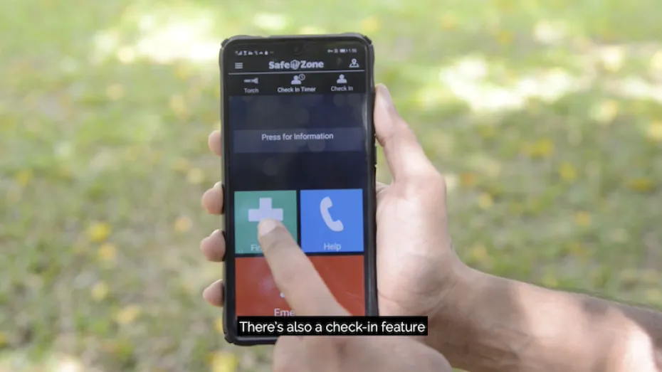 SafeZone app